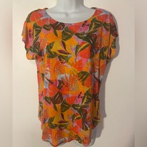 Tropical Print Women's Top